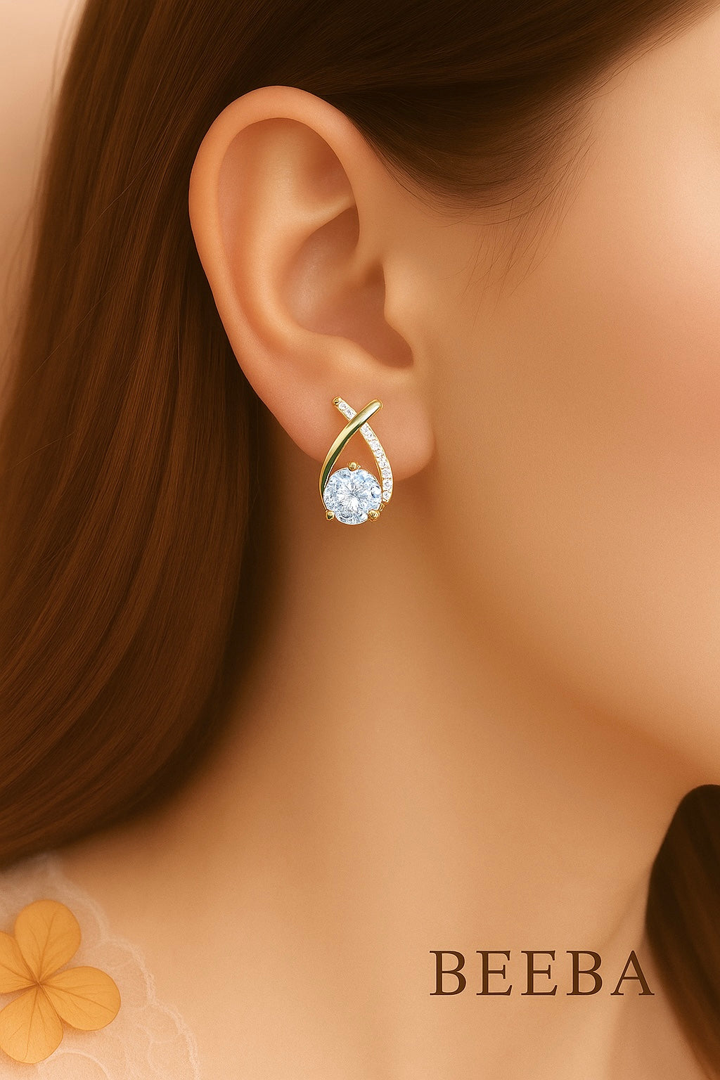 Glow drop earrings
