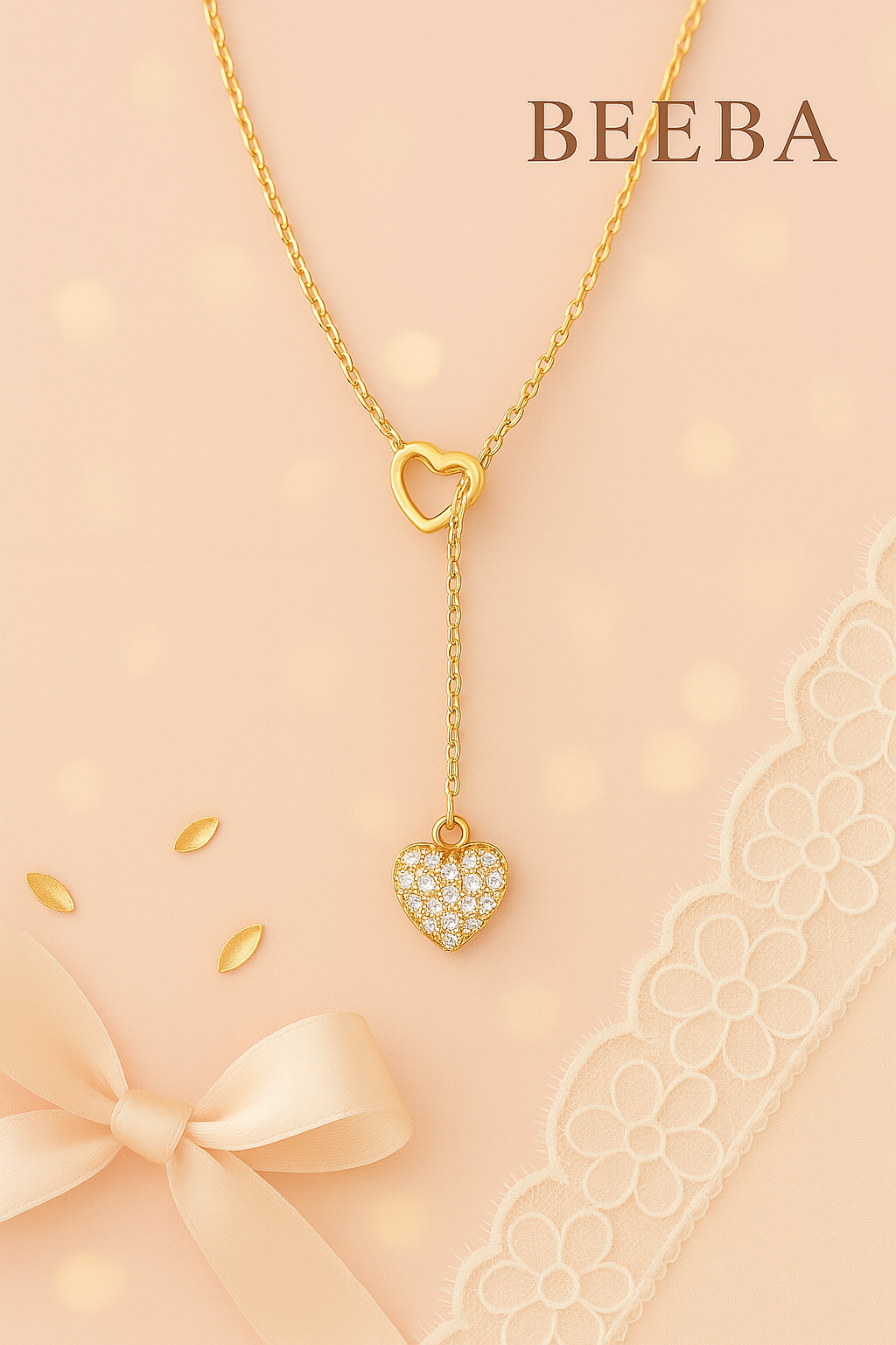 Heart drop chain